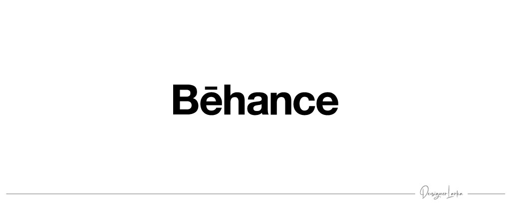 A logo of Behance