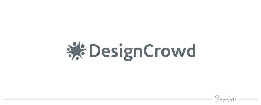 A logo of design Crowd
