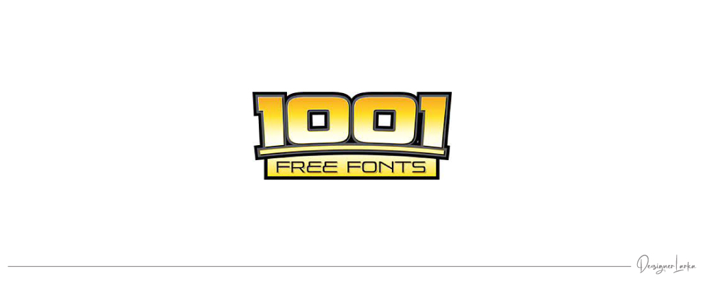 1001 Free Fonts Logo