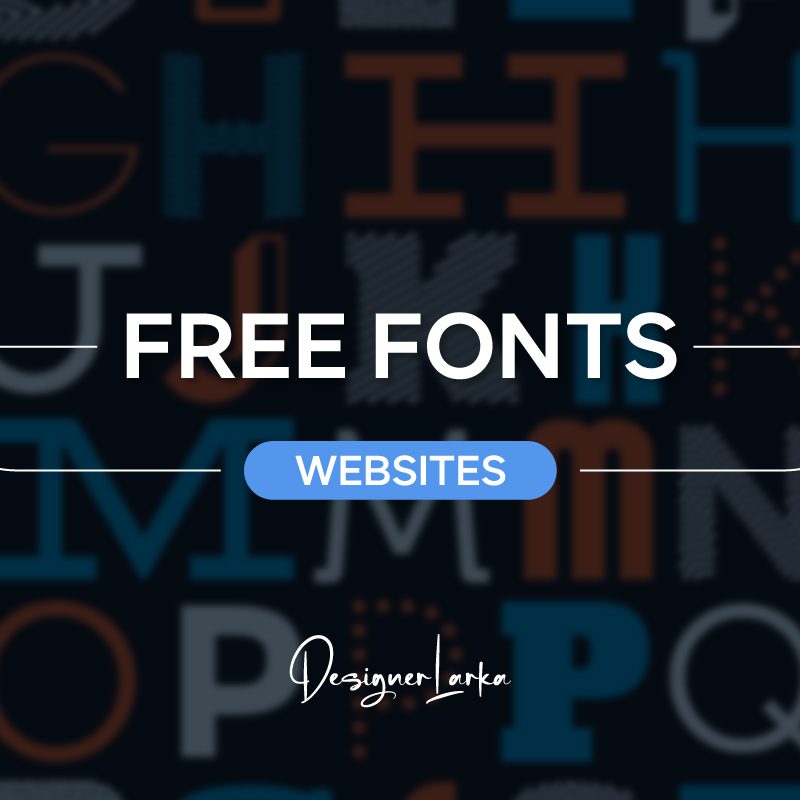 Free Fonts Websites Featured Image